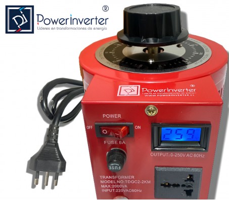 VARIAC 0-250VAC/2000VA 